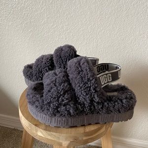 Ugg Oh Fluffita Platform Sandals (Size 7)